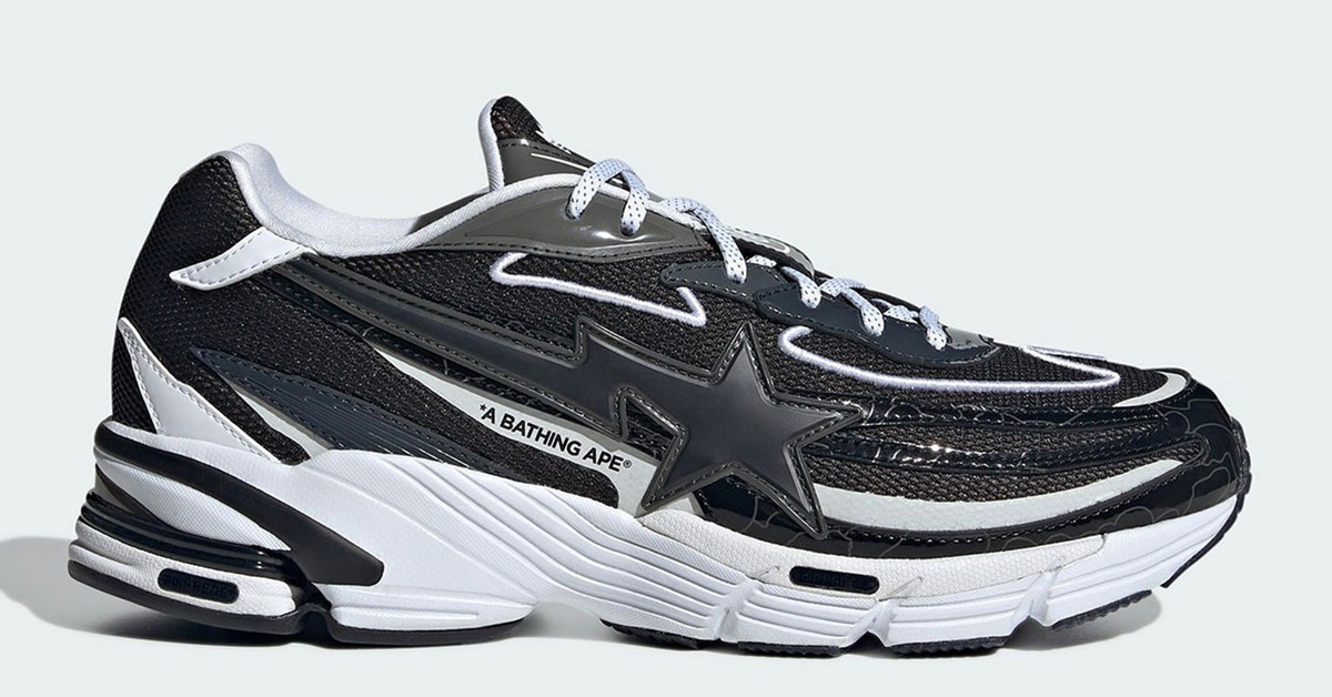 Retro Runner mit BAPE Charakter Drei BAPE x adidas Orketro sind